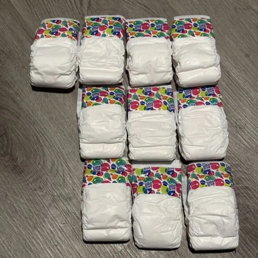 Baby Alive Little Toy Doll‎ Diapers Hasbro Lot of 10